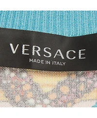 Pre-Owned Versace Women's Versace Tresor de la Mer Print Sleeveless Knit Top
