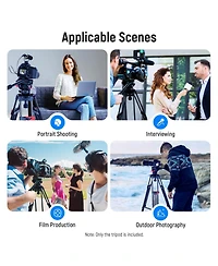 Neewer Camera Tripod with 200cm, 17.6lb, 8kg for select Canon, Nikon and Sony cameras