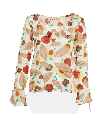 Pre-Owned Marni Women's Silk Top