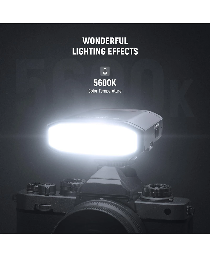 Neewer GN12 Camera Flash with 2000mAh, 5600K for select Canon, Nikon and Sony cameras
