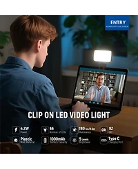 Neewer N6 Led Video Light with 66 LEDs, CRI92 for select iPhone models
