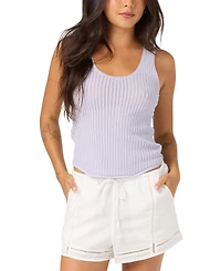 O'Neill Women's Caldwell Scoop Neck Sweater Knit Tank Top