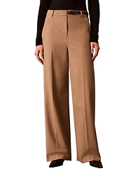Calvin Klein Women's Wide-Leg High-Rise Pants