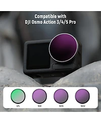 Neewer ND8 Camera Lens Accessory with ND8, ND16, ND32 for select Dji Osmo Action models