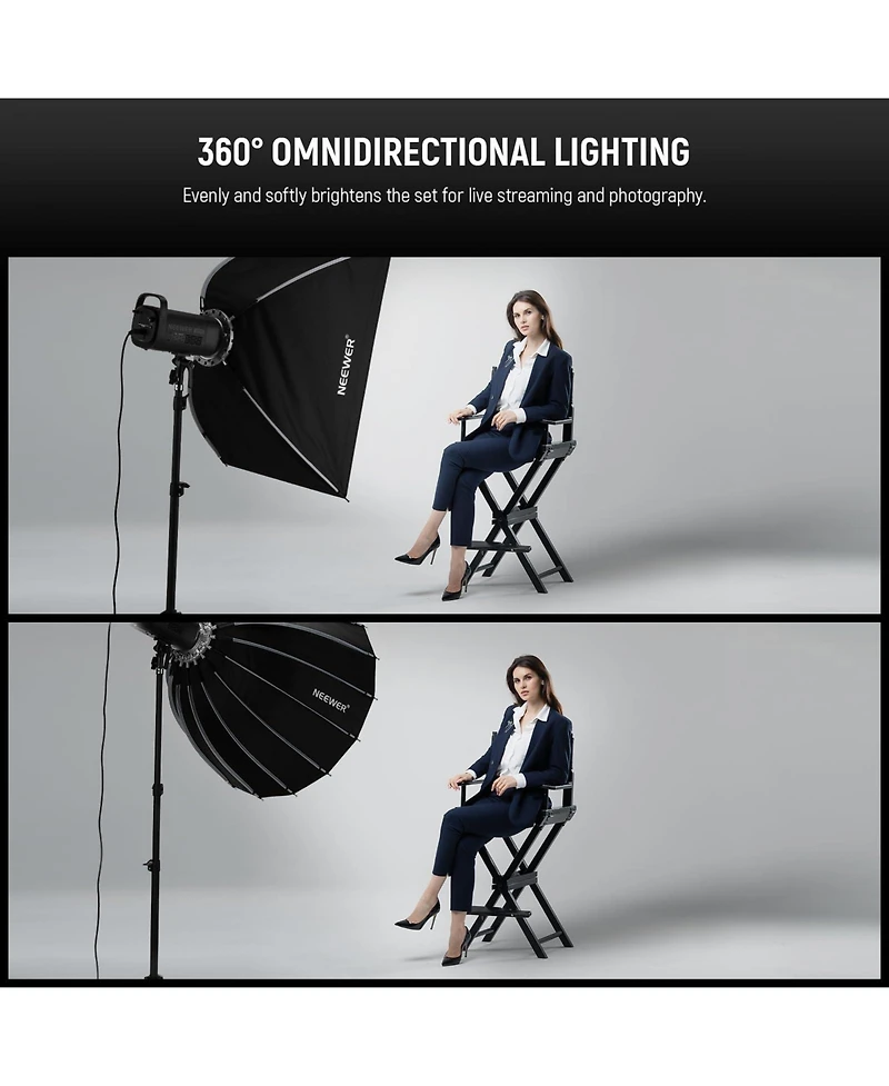 Neewer NS70P Softbox with 70cm for Godox Aputure 600d