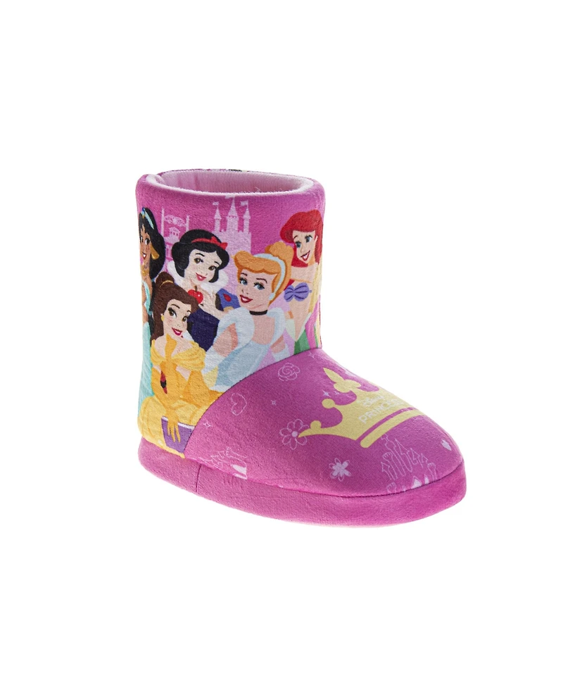 Disney Toddler (size 5-6 to 11-12 )Princess Belle Booties Warm, Fluffy, House Slippers