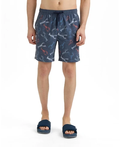 Salt Life Men's Men s Harbor Claws Printed Volley Boardshorts