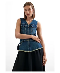 Desigual Women's Sleeveless Denim Dress