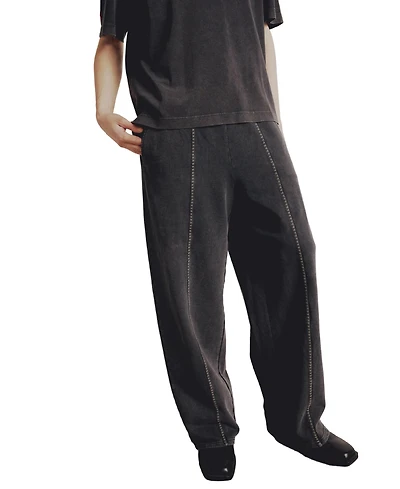 Pcfg Men's Pure Cotton Your Itch Acid Wash Pant