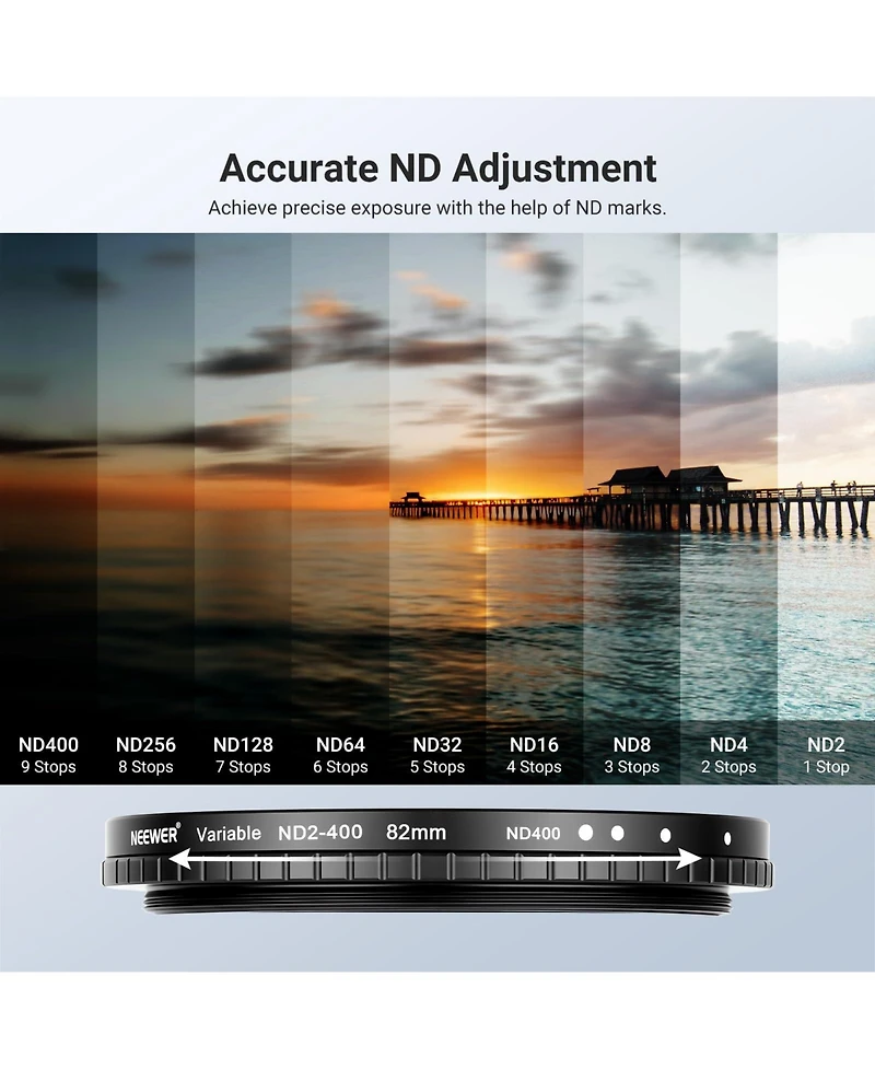 Neewer ND2-400 Camera Lens Accessory with Cpl, ND2-400