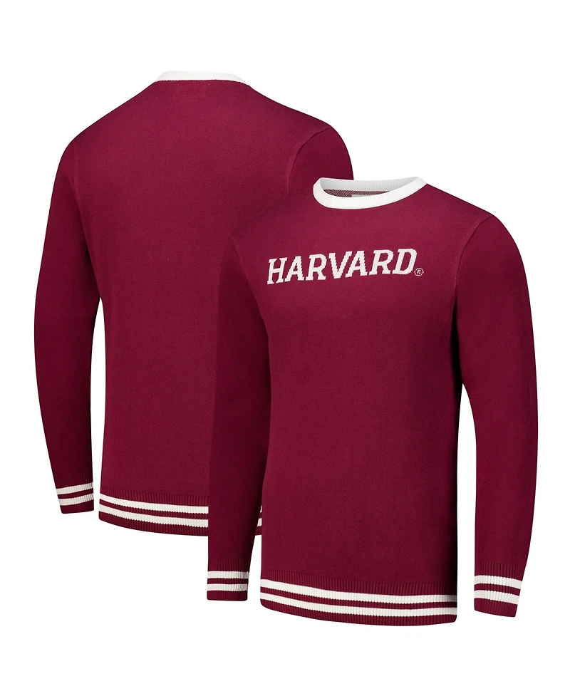 Uscape Apparel Men's and Women's Crimson Harvard Renew Knit Vintage Pullover Sweater