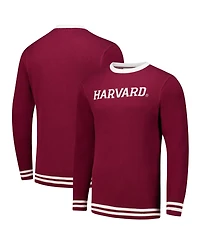 Uscape Apparel Men's and Women's Crimson Harvard Renew Knit Vintage Pullover Sweater