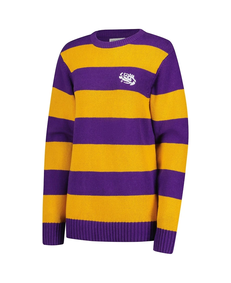 Uscape Apparel Men's and Women's Purple Lsu Tigers Renew Knit Stadium Sweater