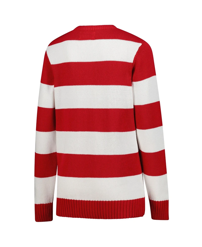 Uscape Apparel Men's and Women's White Wisconsin Badgers Renew Knit Stadium Sweater