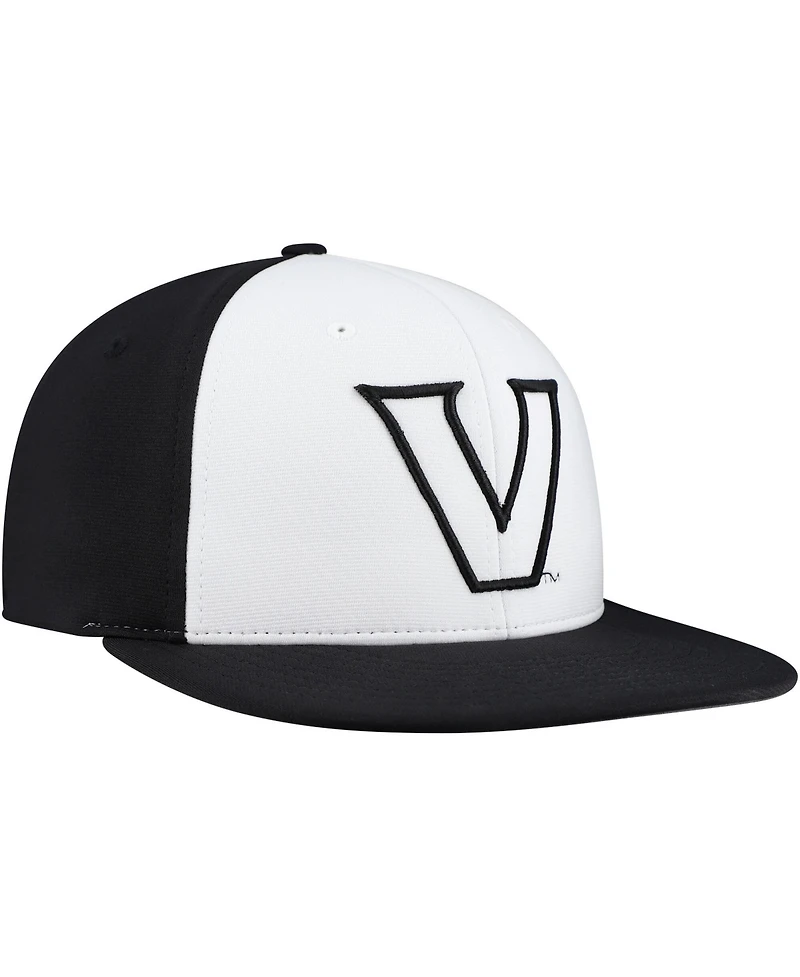 Uscape Apparel Men's and Women's White Vanderbilt Commodores Logo Flex Hat