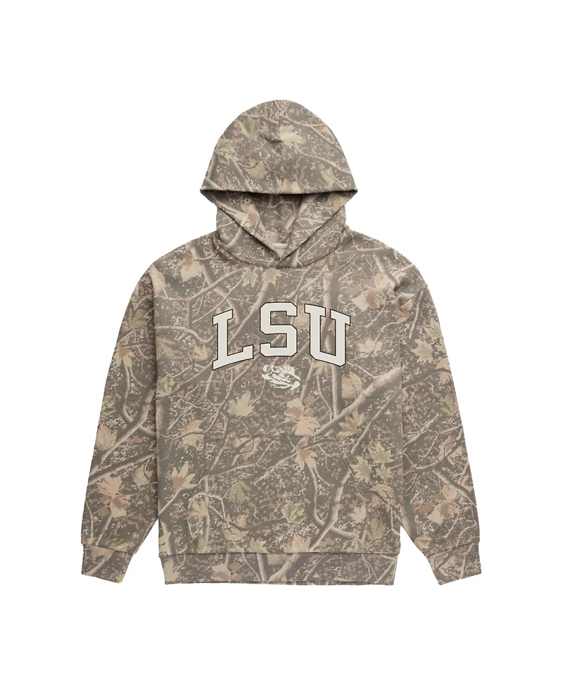 Uscape Apparel Men's Camo Lsu Tigers Back Bay Fleece Hoodie