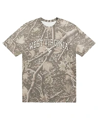 Uscape Apparel Men's Camo West Virginia Mountaineers Back Bay Heavyweight T-Shirt
