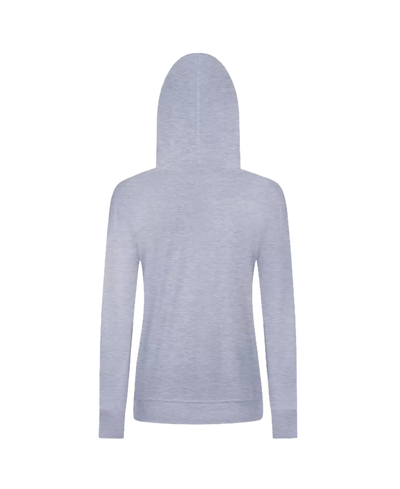 LevelWear Women's Heather Gray Pittsburgh Penguins Hockey Fights Cancer Relay Pullover Hoodie