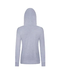 LevelWear Women's Heather Gray Pittsburgh Penguins Hockey Fights Cancer Relay Pullover Hoodie