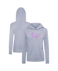 LevelWear Women's Heather Gray Philadelphia Flyers Hockey Fights Cancer Relay Pullover Hoodie
