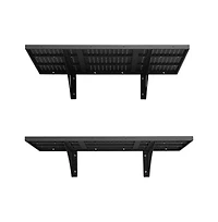 Viyet 2-Pack Heavy Duty Wall Mounted Shelving - 560lb Steel Floating Garage Storage Rack