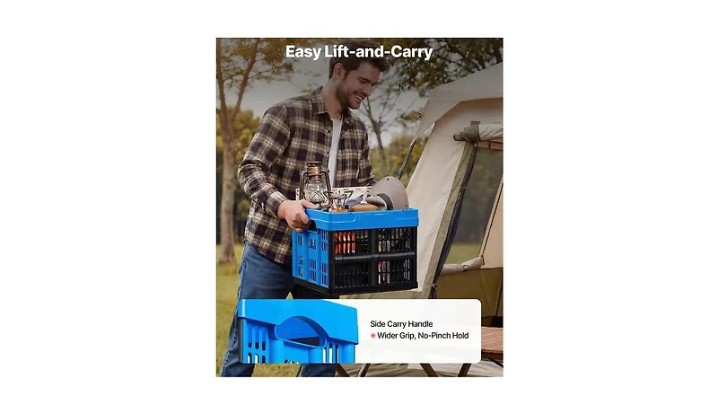 Viyet 3-Pack 25L Collapsible Storage Bins
