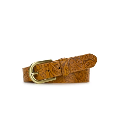Patricia Nash Vietri Brazilian Supple Tooled Belt