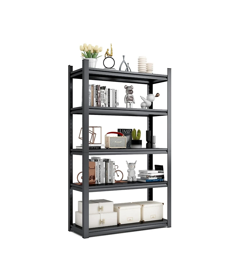 Viyet 72"H 5-Tier Metal Shelving - 2000lbs Heavy Duty Extra Deep 24" Storage Rack