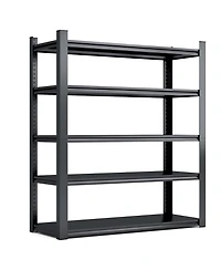 Viyet 72"H 5-Tier Metal Shelving - 2000lbs Heavy Duty Extra Deep 24" Storage Rack