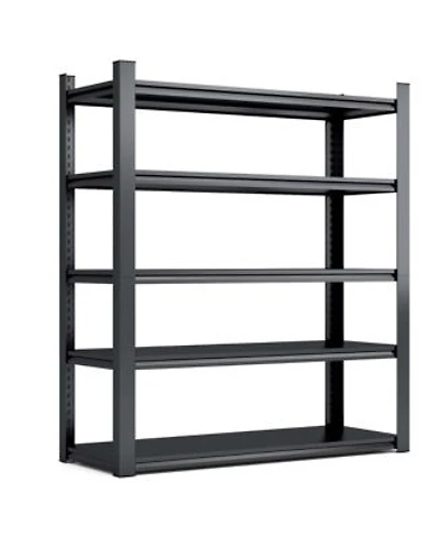 Viyet 72h 5 Tier Metal Shelving 2000lbs Heavy Duty Extra Deep 24 Storage Rack