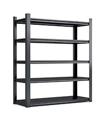Viyet 72h 5 Tier Metal Shelving 2000lbs Heavy Duty Extra Deep 24 Storage Rack