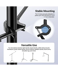 Neewer MS040 Photography Light Stand for select iPhone and Android mobile devices