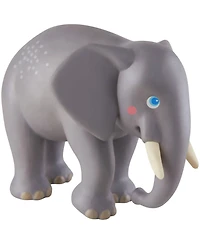 Haba Little Friends Elephant - Chunky Plastic Zoo Animal Toy Figure (4.5" Tall)