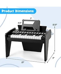 Slickblue 25-Key Kids Piano Keyboard with Adjustable Speed and Volume