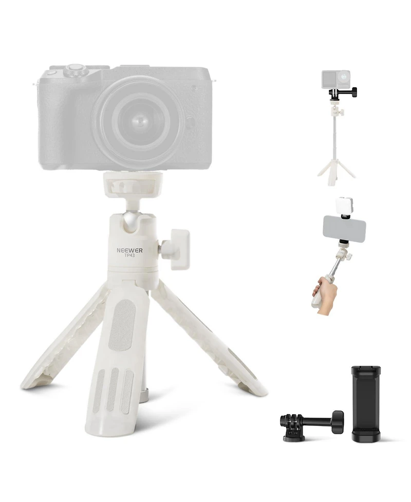 Neewer TP43 Camera Tripod for select GoPro, Dji and Insta360 action cameras
