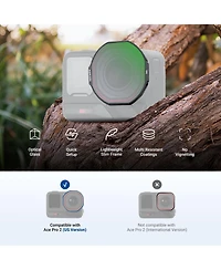 Neewer Fl-C80 Camera Lens Accessory with ND8 for Insta360 Ace Pro 2 Us Version Only