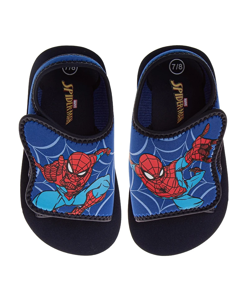 Spider-Man Boys 5,7,9,11,13 Slip-On Foam Sandals with Cushioned Footbed