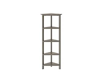 HomeRoots Solid Wood Corner Bookcase