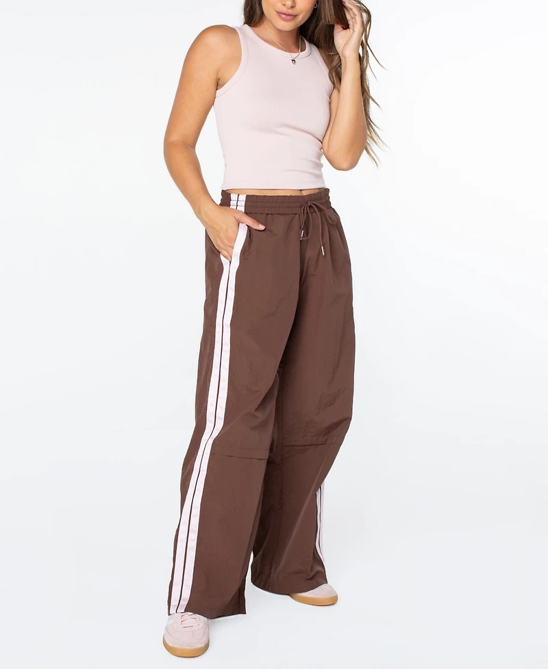 Celebrity Pink Women's Side Stripe Track Pants