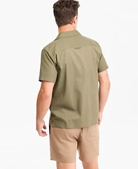 Sun + Stone Men's Short-Sleeve Geometric Embellished Shirt, Macy's Exclusive