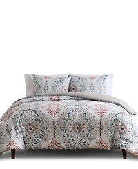 Ishara Damask 3-Piece Comforter Sets