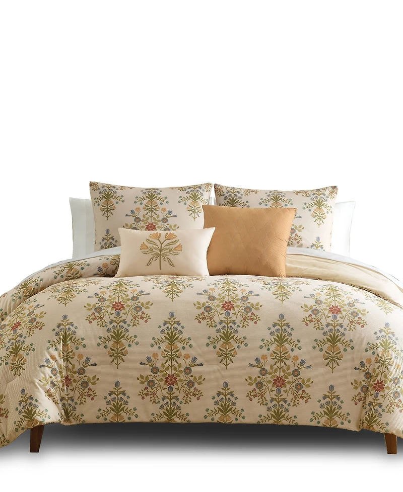 Elin Damask 9-Piece Comforter Set