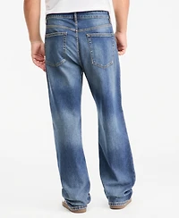 Sun + Stone Men's Hunter Destroy Mid-Rise Baggy Jeans, Macy's Exclusive