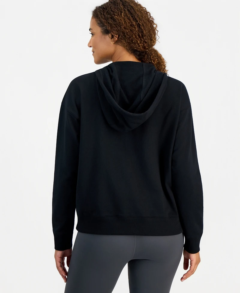 Id Ideology Women's Oversized Fleece Hoodie, Macy's Exclusive