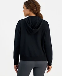 Id Ideology Women's Oversized Fleece Hoodie, Macy's Exclusive