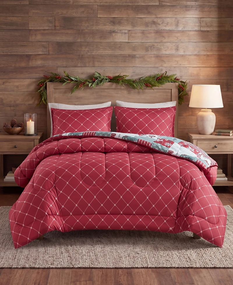 Macy's Neve Patchwork 3-Piece Comforter Sets