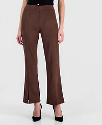 T Tahari Women's High-Waisted Flare-Leg Pants