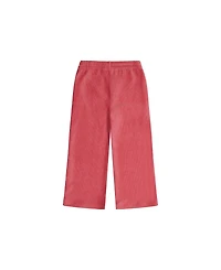 Deux par Little Girls Velour Flare Pants Raspberry