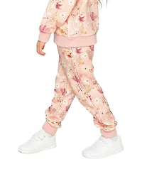 Deux par Deux Toddler Girl's (2T-5T) Printed Flowers Sweatpants