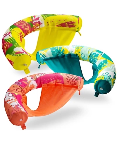 Aofar 3 Packs Inflatable Pool Noodle Chair Floats Sling Floatie Swimming Party Adult Summer Water Fun